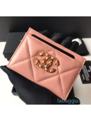 Chanel Quilted Lambskin Card Holder AP1167 Pink 2021