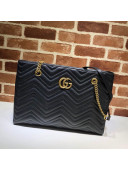 Gucci GG Marmont Leather Shoulder Bag 524578 Black 2019