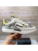 Valentino VL7N Sneaker with Banded Calfskin and Print Grey/Yellow 2020 (For Women and Men) 