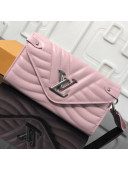 Louis Vuitton Calfskin New Wave Long Wallet M63729 Pink 2018