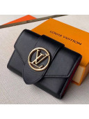 Louis Vuitton LV Circle Pont 9 Compact Wallet M69175 Black 2020