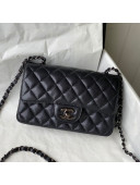 Chanel Caviar Grained Calfskin Classic Mini Flap Bag A69900  All Black 2021
