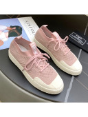 Chanel Knit Sock Sneakers Pink 2021
