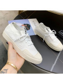 Chanel Knit Sock Sneakers White 2021