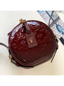 Louis Vuitton Boite Chapeau Souple Shoulder Bag in Patent Leather M53999 Burgundy 2019