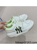 MLB Chunky Liner Leather NY Snekers White/Light Green 2022