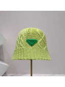 Prada Knit Bucket Hat Green 2022 30