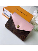 Louis Vuitton Zoé Small Wallet M62932 Monogram Canvas/Pink Leather 