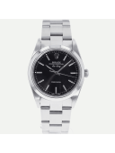 SUPER QUALITY – Rolex Air-King 14000 - Men & Women: Dial Color – Black, Bracelet - Stainless Steel, Case Size – 34mm, Max. Wrist Size - 6.25 inches