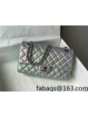 Chanel Iridescent Lambskin Medium Classic Flap Bag A01112 Pink 2022 031439