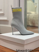 Balmain Knit Ankle Boots Grey/Yellow 2021 120414