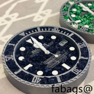 Vase By Su Rolex Flower Clock 33.5cm Dark Blue 2021 15