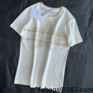 Dior Star Cotton T-Shirt White/Beige 2022 14