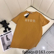 Dior Cotton T-Shirt Brown 2022 28