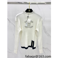 Chanel Sweater White 2022 71