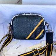 Givenchy Mini Calfskin Camera Bag Black/Yellow 2021