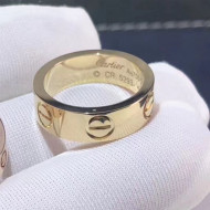 Cartier Classic Yellow Gold Nologo Love Ring 05
