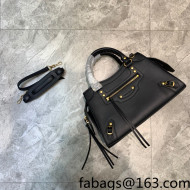 Balenciaga Neo Classic Small Bag in Smooth Calfskin Black/Gold 2021 638511