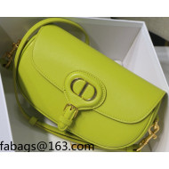 Dior Bobby East-West Bag in Smooth Leather Neon Yellow 2021