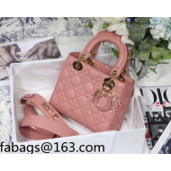 Dior Lady Dior MY ABCDior Small Bag in Light Pink Cannage Lambskin 2022 M8013 49