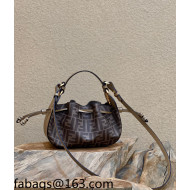Fendi Pomodorino FF Fabric Mini Bag Brown 2022 8532