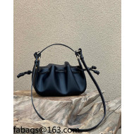 Fendi Pomodorino Leather Mini Bag Black 2022 8532