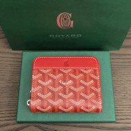 Goyard Matignon PM Short Wallet Red 2021 04