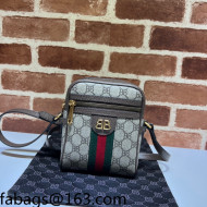 Gucci x Balenciaga BB Canvas Ophidia Shoulder Bag 680129 Beige 2022