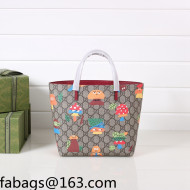 Gucci Children's GG Canvas Tote Bag with Rinforest Print 410812 2022 16