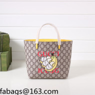 Gucci Children's GG Canvas Tote Bag with Banana Print 410812 Yellow 2022 19