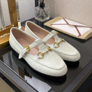 Gucci Calfskin Loafers with Horsebit White 2022 030579