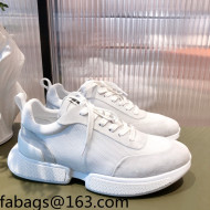 Hermes Men's Mesh Sneakers White 2022 20