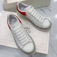 Alexander McQueen Clear Sole Sneakers White/Red 2019
