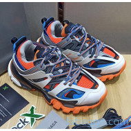 Balenciaga Track 3.0 Tess Trainer Sneakers White/Orange/Blue 2020 (For Women and Men)
