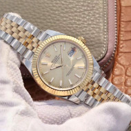 Rolex Datejust Watch 41mm Gold/Silver 02 Top quality