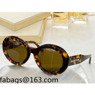 Balenciaga Round Sunglasses BB0073 Brown 2022