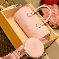 Louis Vuitton Gradient Monogram Leather Papillon BB Round Bag M45707 Pink 2021