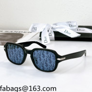Dior Blacksuit Oblique Sunglasses Blue/Black 2022