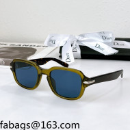 Dior Blacksuit Sunglasses Green/Blue 2022