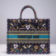 Dior Book Tote Bag in Multi-coloured Calfskin 2018(5)
