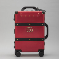 Gucci Studded Suitcase Luggage Travel Bag 20 inches Red/Black 2020