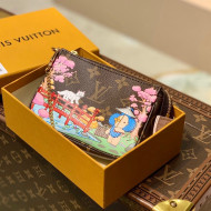 Louis Vuitton Mini Pochette Bag M45905 Monogram Canvas/Pink For Christmas 2021