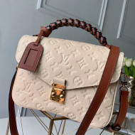 Louis Vuitton Pochette Métis Monogram Empreinte Leather Braided Top Handle Bag M53940 2019