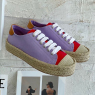 JW Anderson Canvas Espadrille Sneakers Purple 2021