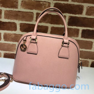 Gucci Leather Top Handle Bag 449662 Pink 2020