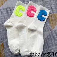 Celine C White Socks 2021 01