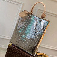 Louis Vuitton Tote Bag in Silver Monogram Mirror Canvas M46122 2021