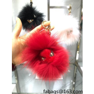 Fendi Bag Bugs Key Holder and Bag Charm Red 2021
