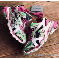 Balenciaga Track 4.0 Tess Trainer Sneakers White/Green/Rosy 2020 (For Women and Men)