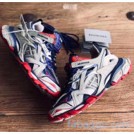 Balenciaga Track 4.0 Tess Trainer Sneakers Off-White/Blue 2020 (For Women and Men)
